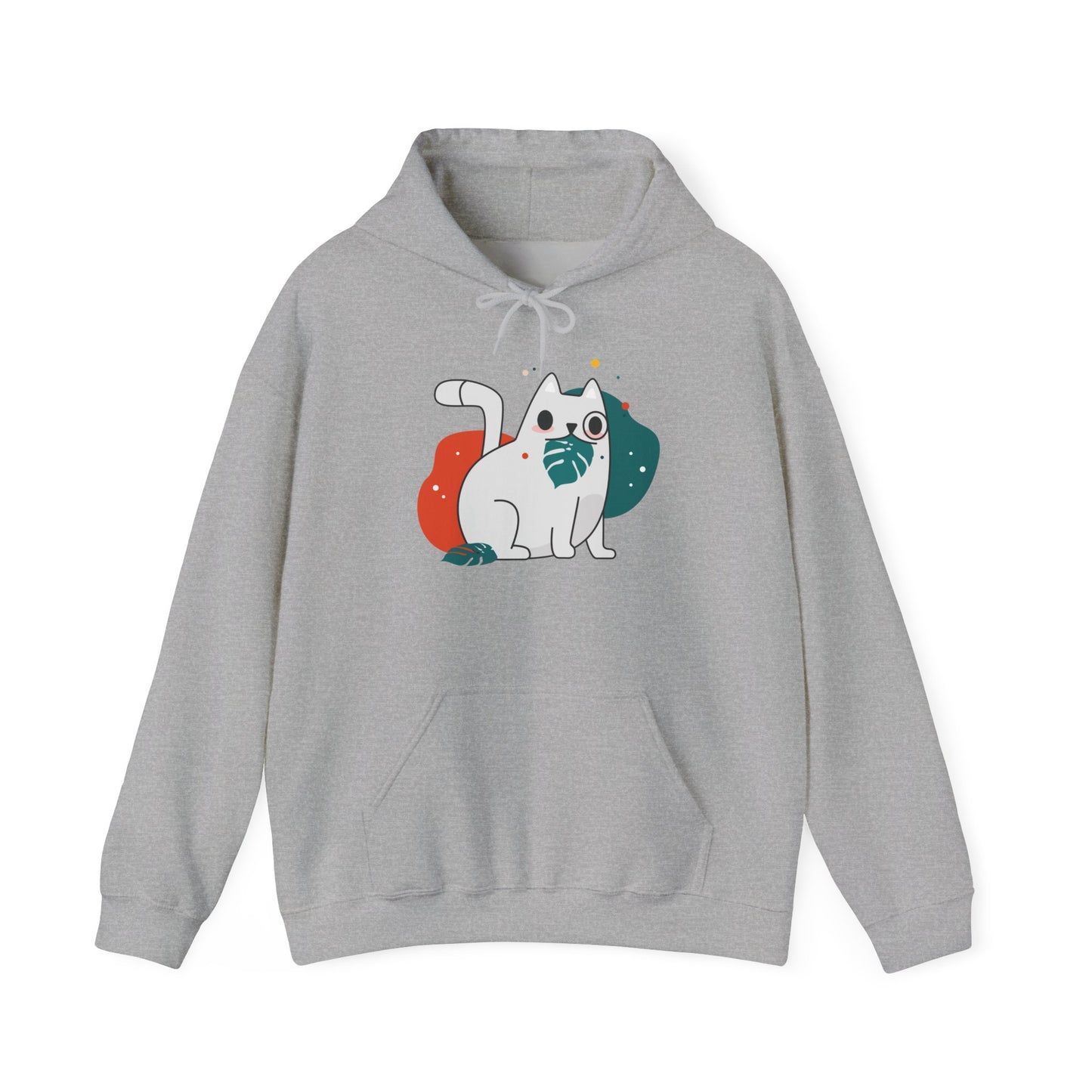 Cute Cat Design Unisex Hoodie - Cozy Gift, Pet Lover Apparel, Funny Cat Sweatshirt, Funny Cat Lover Gift, Everyday Comfort Wear