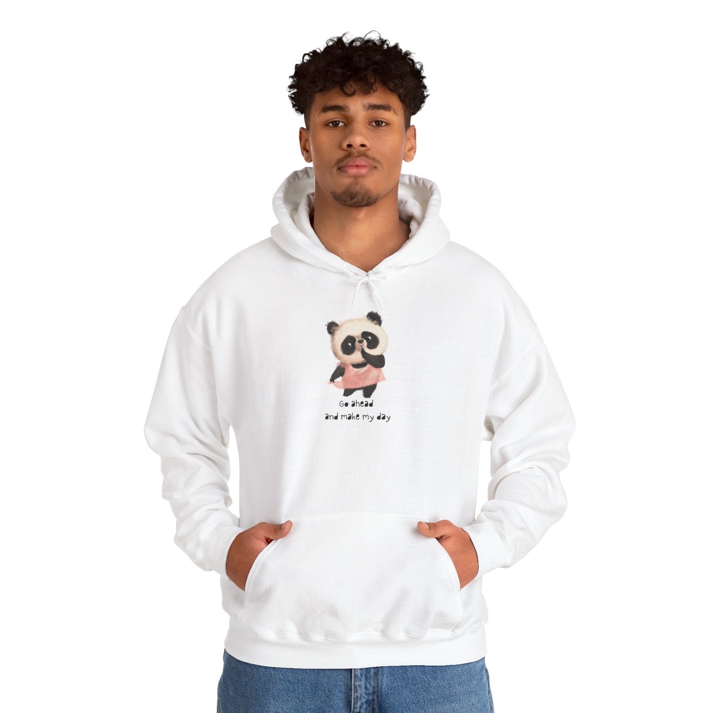 Cute Panda Hoodie for Cozy Days, Unisex Sweatshirt, Perfect Gift, Animal Lovers, Kids and Adults, Casualwear, Everyday Comfort