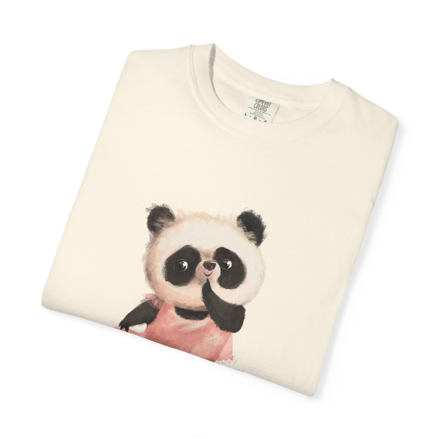 Playful Panda Graphic T-Shirt, Cute Animal Tee, Unisex Cotton Fashion, Gift for Animal Lovers, Casual Daily Wear