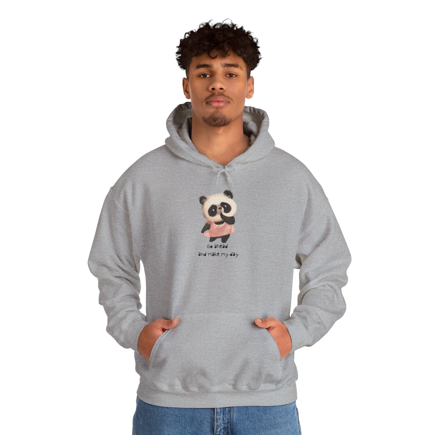 Cute Panda Hoodie for Cozy Days, Unisex Sweatshirt, Perfect Gift, Animal Lovers, Kids and Adults, Casualwear, Everyday Comfort