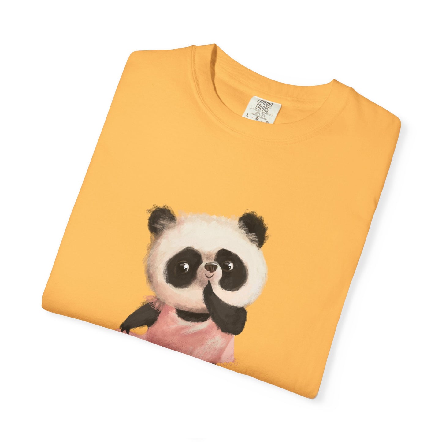Playful Panda Graphic T-Shirt, Cute Animal Tee, Unisex Cotton Fashion, Gift for Animal Lovers, Casual Daily Wear