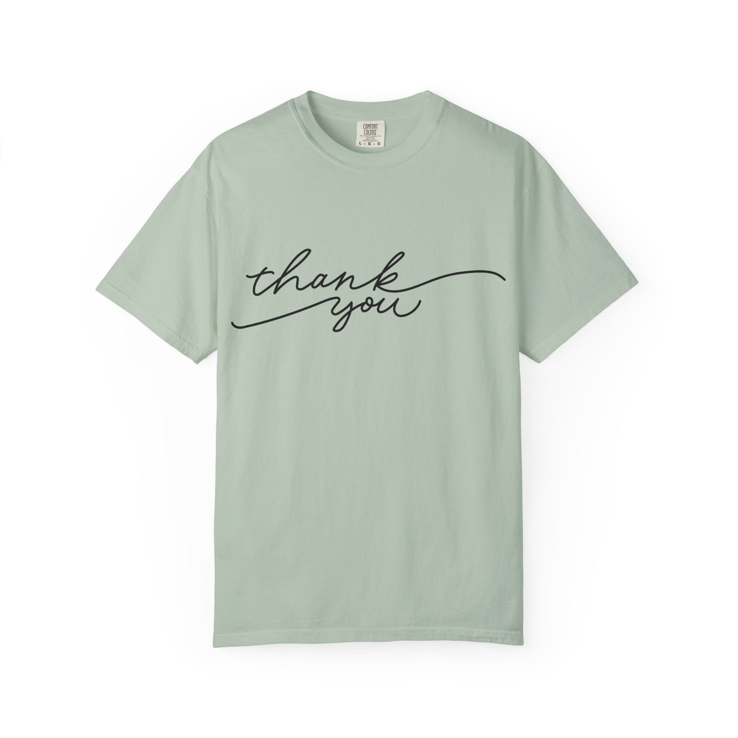 Thank You Unisex Garment-Dyed Tee, Casual Thank You Gift, Appreciation Shirt, Everyday Wear, Thank You Gift Idea
