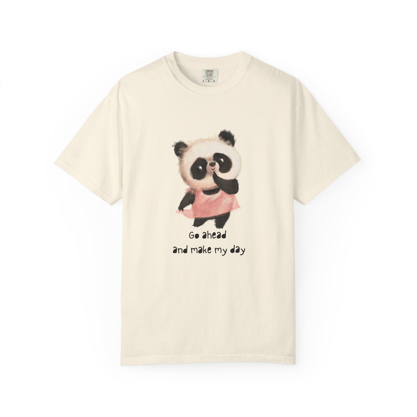Playful Panda Graphic T-Shirt, Cute Animal Tee, Unisex Cotton Fashion, Gift for Animal Lovers, Casual Daily Wear