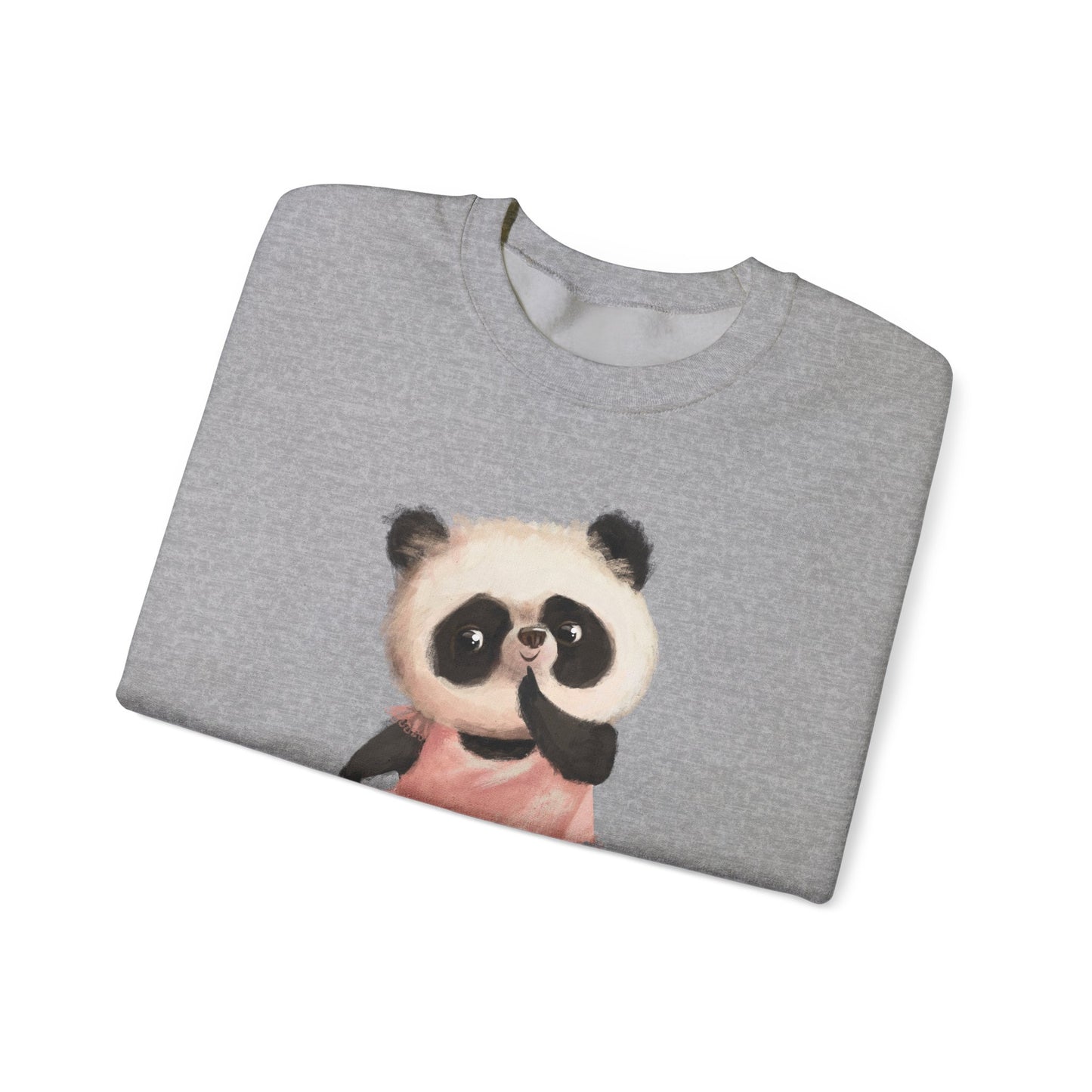 Cute Panda Crewneck Sweatshirt | Funny Animal Apparel, Gift for Animal Lovers, Cozy Sweatshirt, Unisex Fashion, Fun Casual Wear
