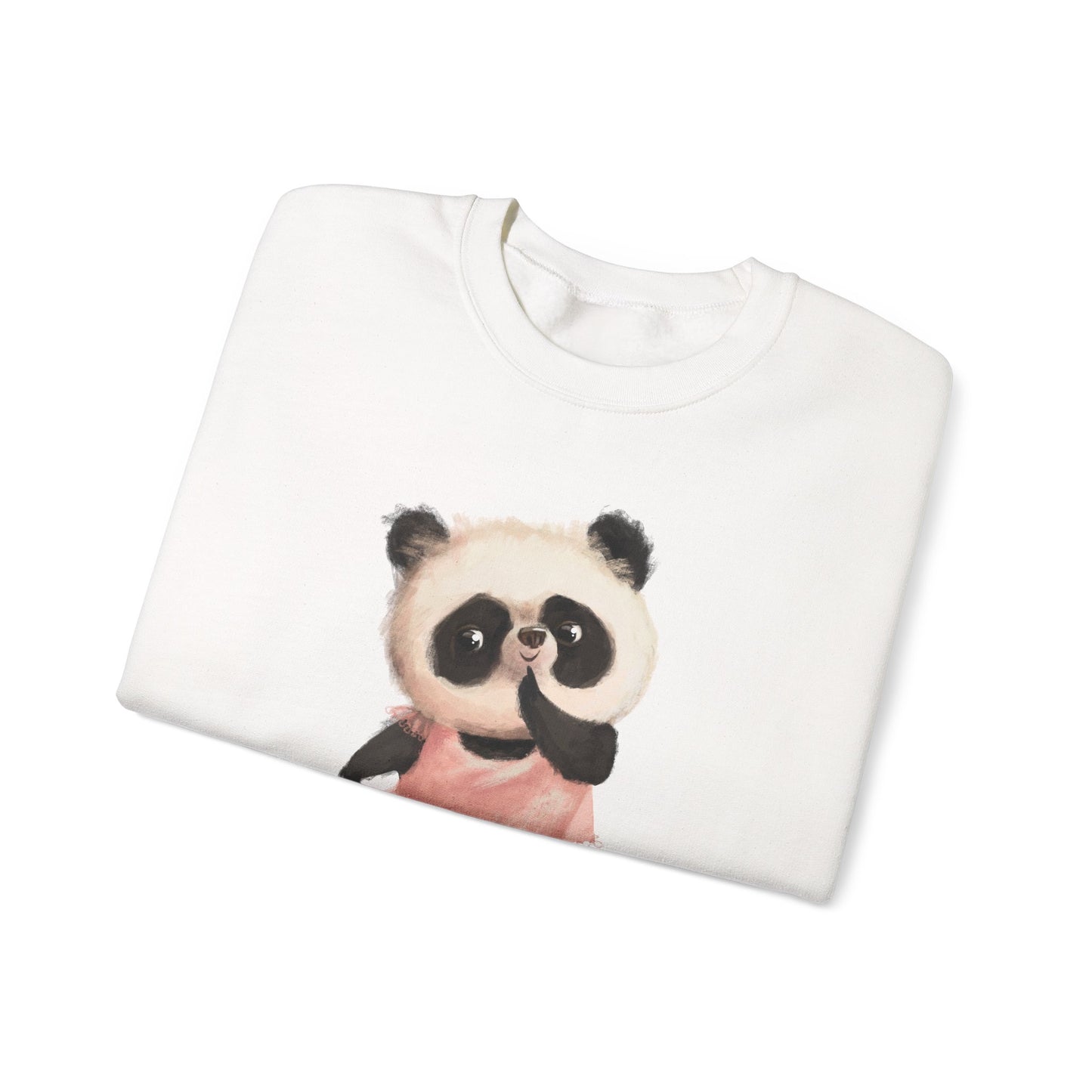 Cute Panda Crewneck Sweatshirt | Funny Animal Apparel, Gift for Animal Lovers, Cozy Sweatshirt, Unisex Fashion, Fun Casual Wear