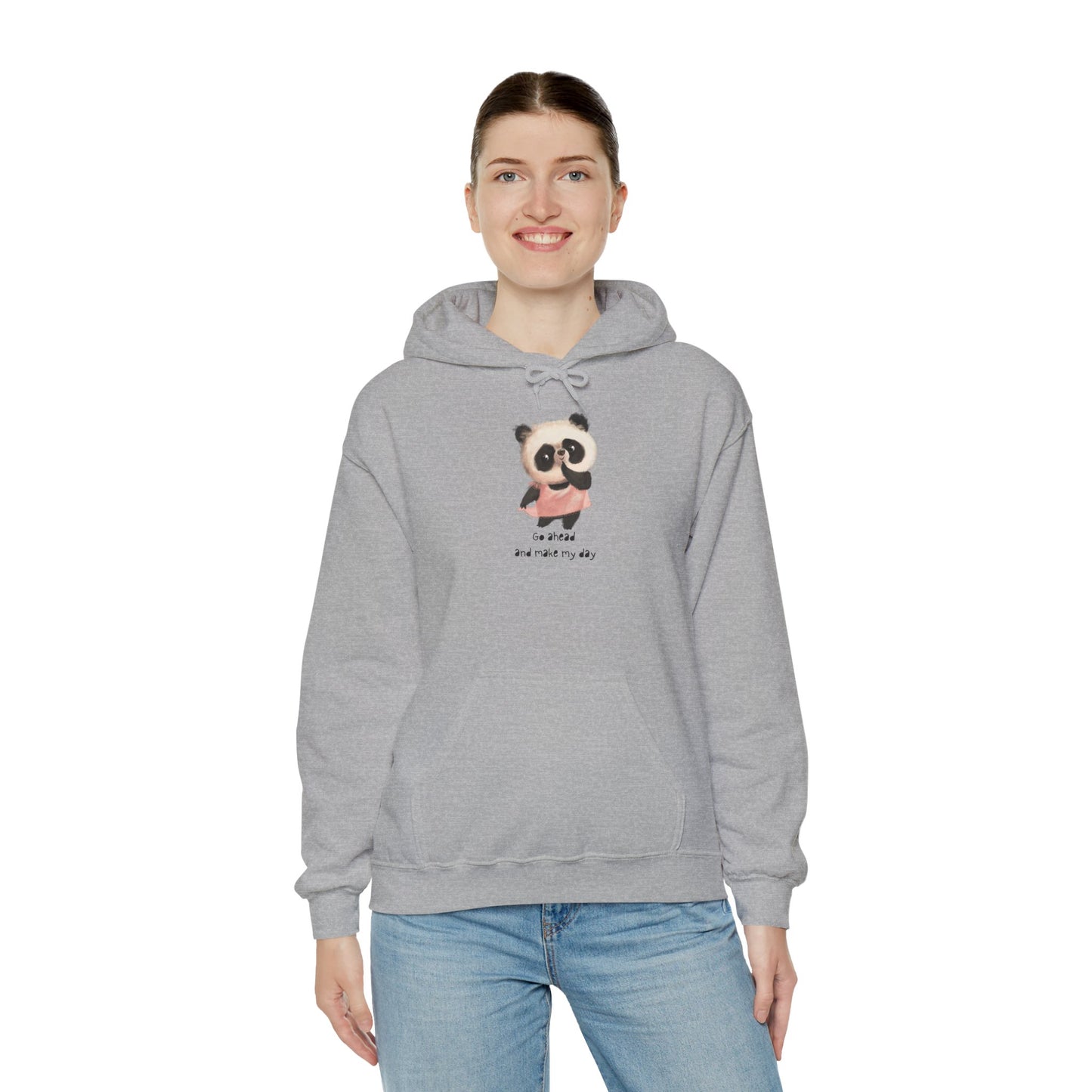 Cute Panda Hoodie for Cozy Days, Unisex Sweatshirt, Perfect Gift, Animal Lovers, Kids and Adults, Casualwear, Everyday Comfort