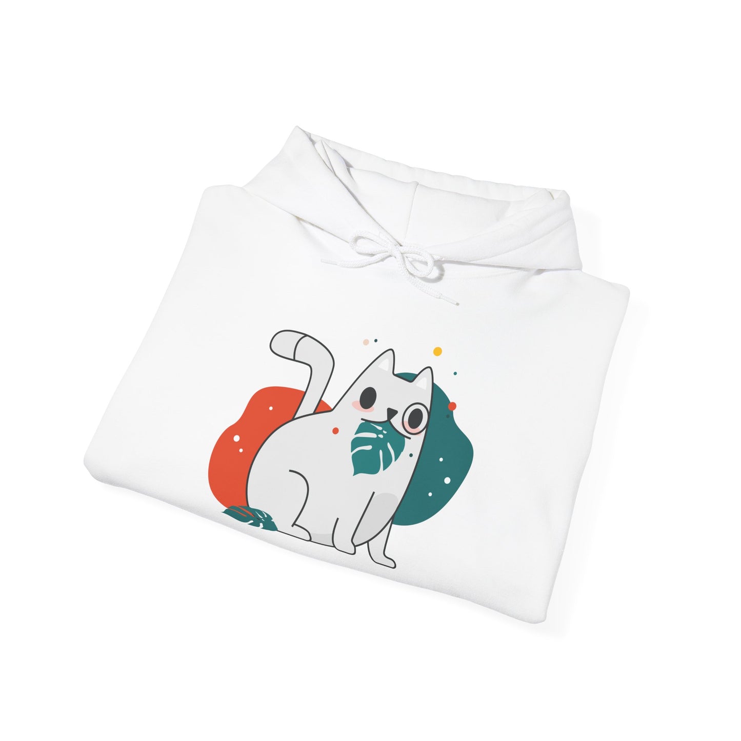 Cute Cat Design Unisex Hoodie - Cozy Gift, Pet Lover Apparel, Funny Cat Sweatshirt, Funny Cat Lover Gift, Everyday Comfort Wear