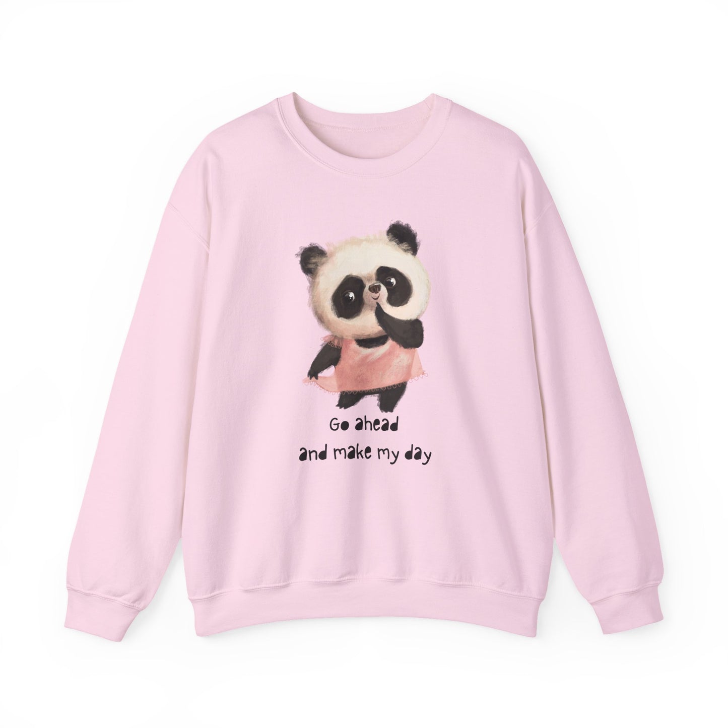 Cute Panda Crewneck Sweatshirt | Funny Animal Apparel, Gift for Animal Lovers, Cozy Sweatshirt, Unisex Fashion, Fun Casual Wear