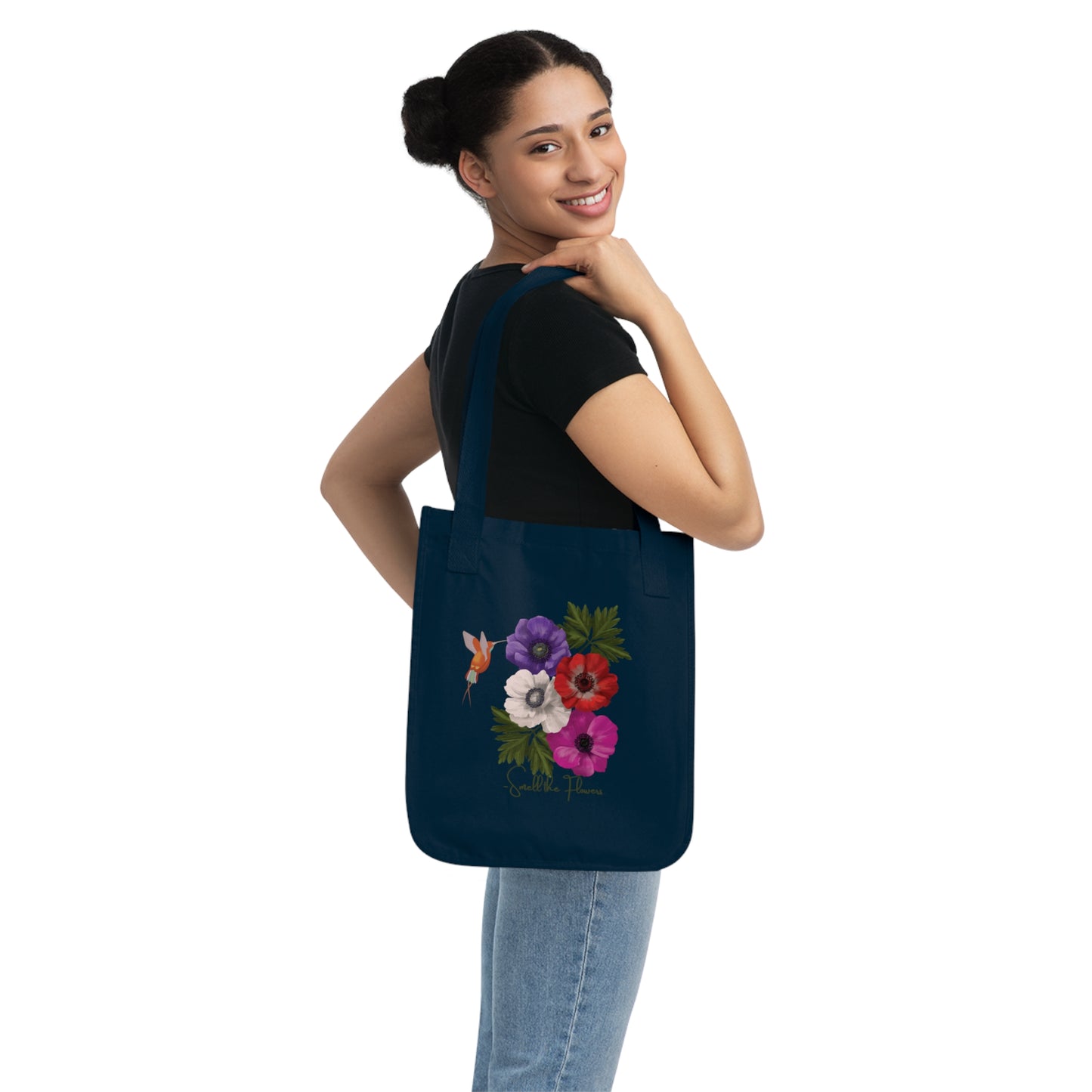 Bohemian Floral Tote Bag | Eco-Friendly Shopping Bag, Reusable Grocery Bag, Summer Tote, Gift for Her, Cute Beach Bag