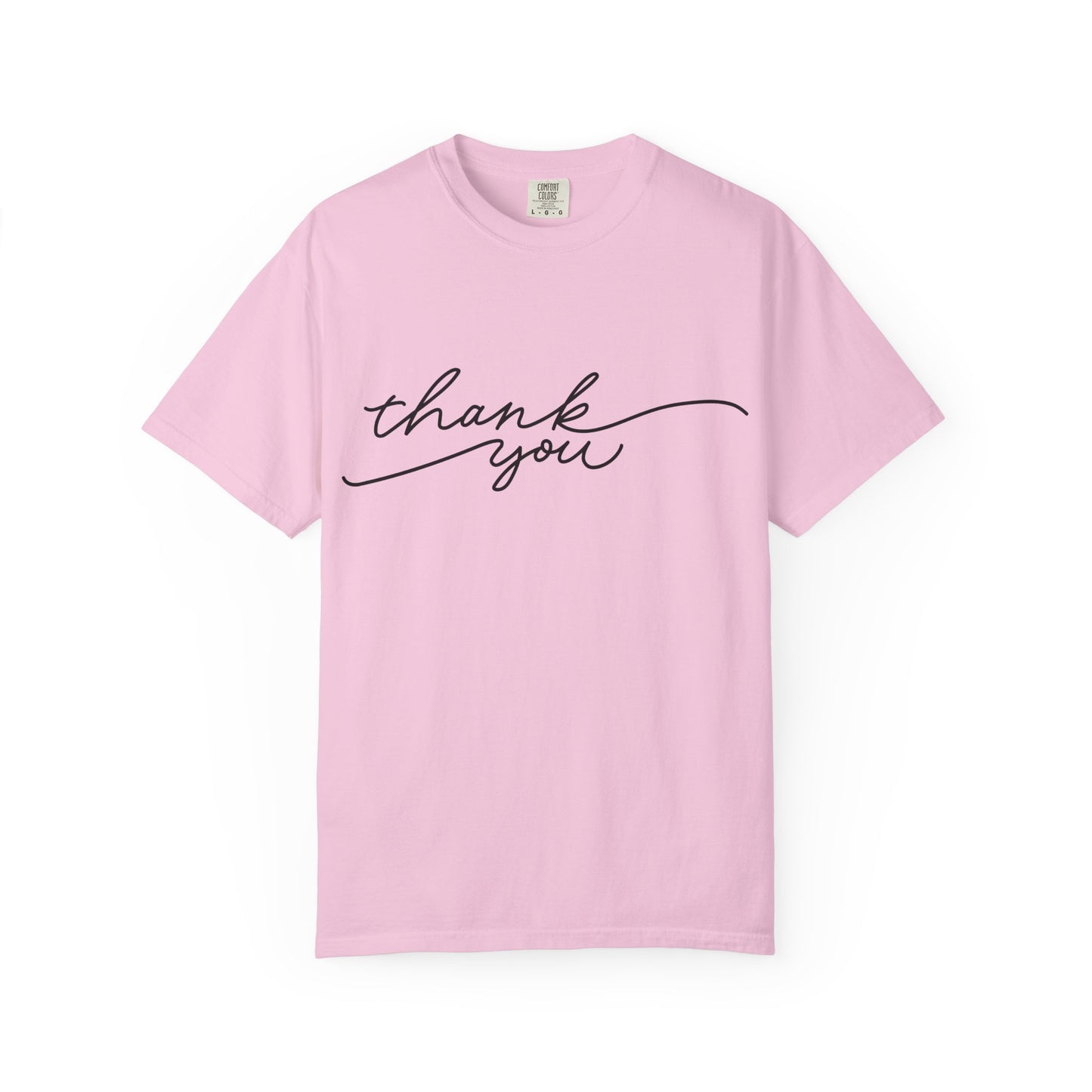 Thank You Unisex Garment-Dyed Tee, Casual Thank You Gift, Appreciation Shirt, Everyday Wear, Thank You Gift Idea