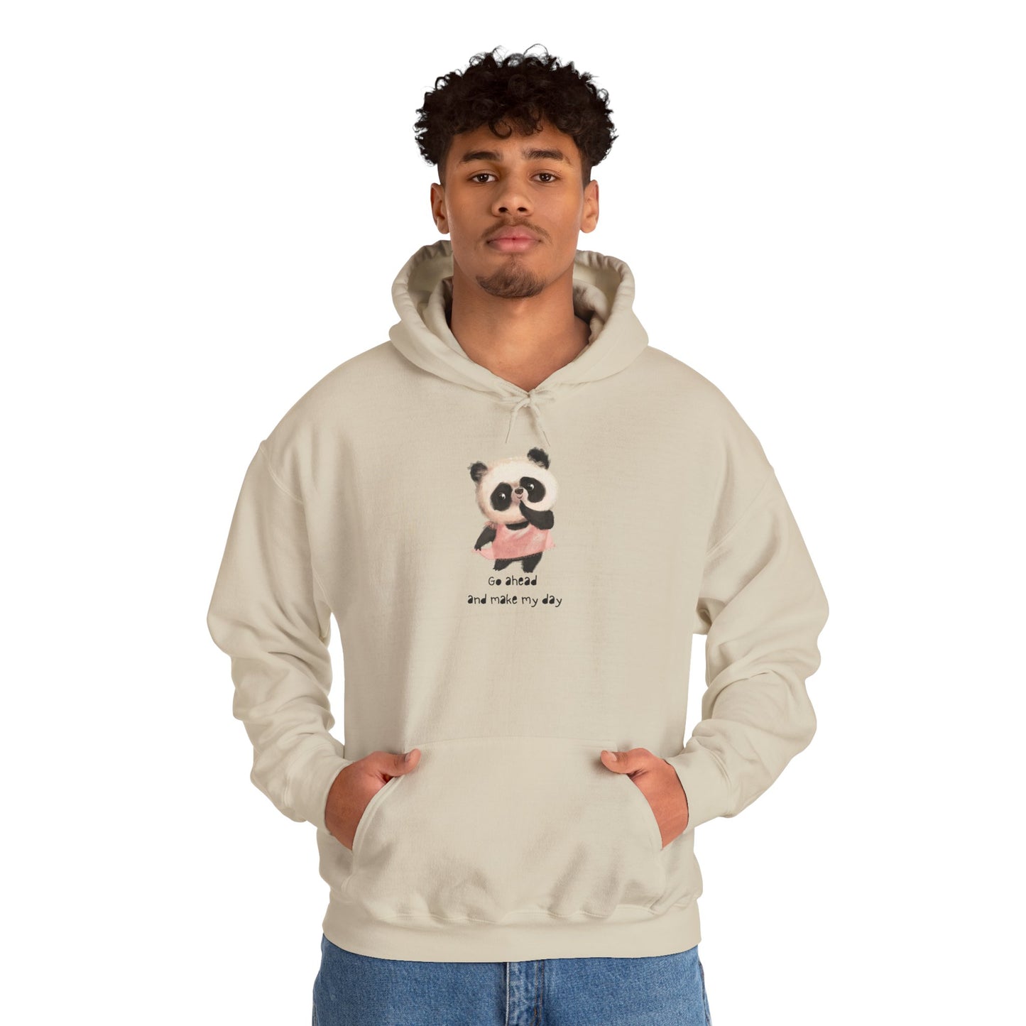 Cute Panda Hoodie for Cozy Days, Unisex Sweatshirt, Perfect Gift, Animal Lovers, Kids and Adults, Casualwear, Everyday Comfort