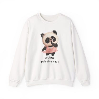 Cute Panda Crewneck Sweatshirt | Funny Animal Apparel, Gift for Animal Lovers, Cozy Sweatshirt, Unisex Fashion, Fun Casual Wear