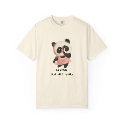 Playful Panda Graphic T-Shirt, Cute Animal Tee, Unisex Cotton Fashion, Gift for Animal Lovers, Casual Daily Wear