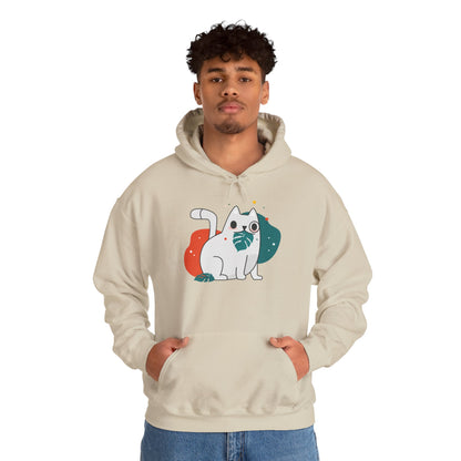 Cute Cat Design Unisex Hoodie - Cozy Gift, Pet Lover Apparel, Funny Cat Sweatshirt, Funny Cat Lover Gift, Everyday Comfort Wear