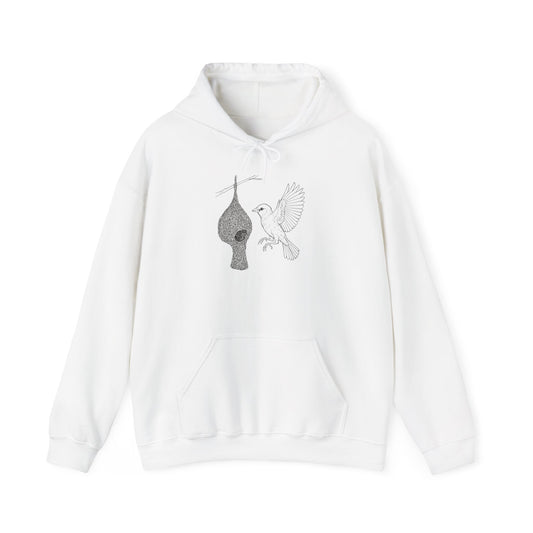 Artistic Unisex Hoodie with Bird and Abstract Design, Cozy Pullover for Casual Outfits, Perfect Gift for Bird Lovers, Unisex Fashion, [...]
