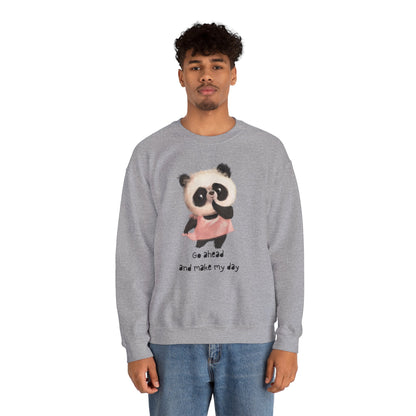 Cute Panda Crewneck Sweatshirt | Funny Animal Apparel, Gift for Animal Lovers, Cozy Sweatshirt, Unisex Fashion, Fun Casual Wear