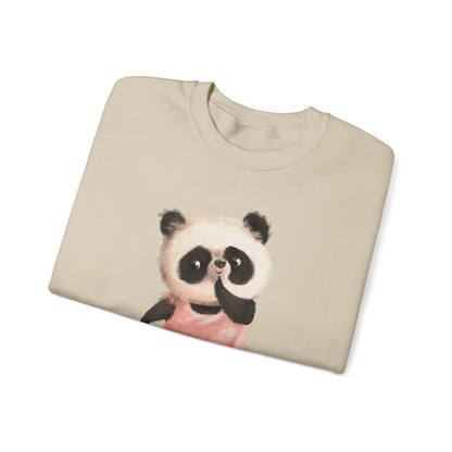 Cute Panda Crewneck Sweatshirt | Funny Animal Apparel, Gift for Animal Lovers, Cozy Sweatshirt, Unisex Fashion, Fun Casual Wear