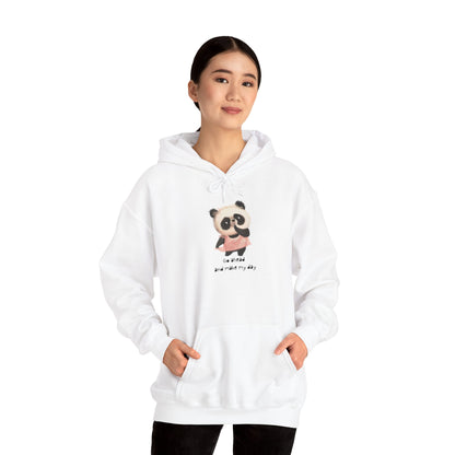 Cute Panda Hoodie for Cozy Days, Unisex Sweatshirt, Perfect Gift, Animal Lovers, Kids and Adults, Casualwear, Everyday Comfort