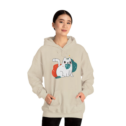 Cute Cat Design Unisex Hoodie - Cozy Gift, Pet Lover Apparel, Funny Cat Sweatshirt, Funny Cat Lover Gift, Everyday Comfort Wear