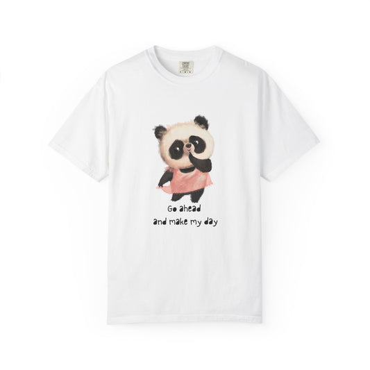 Playful Panda Graphic T-Shirt, Cute Animal Tee, Unisex Cotton Fashion, Gift for Animal Lovers, Casual Daily Wear