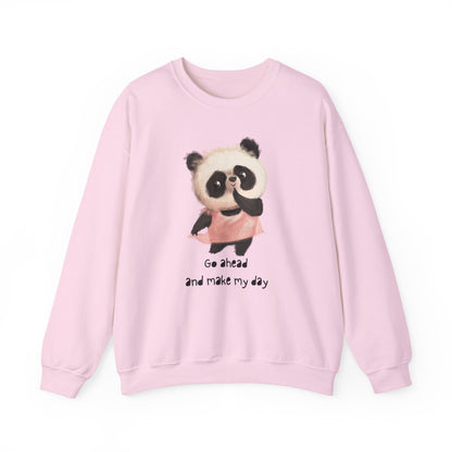 Cute Panda Crewneck Sweatshirt | Funny Animal Apparel, Gift for Animal Lovers, Cozy Sweatshirt, Unisex Fashion, Fun Casual Wear