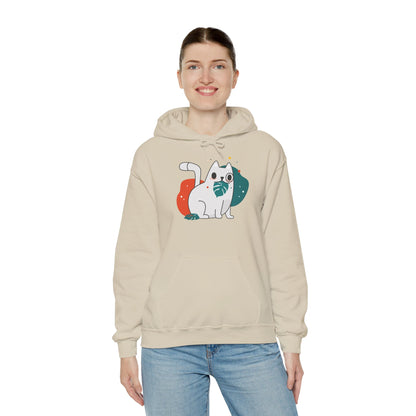 Cute Cat Design Unisex Hoodie - Cozy Gift, Pet Lover Apparel, Funny Cat Sweatshirt, Funny Cat Lover Gift, Everyday Comfort Wear