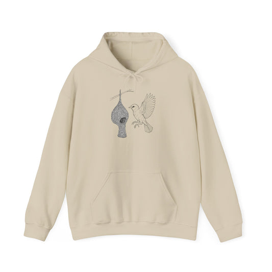 Artistic Unisex Hoodie with Bird and Abstract Design, Cozy Pullover for Casual Outfits, Perfect Gift for Bird Lovers, Unisex Fashion, [...]